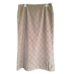 Vegan suede embroidered maxi skirt festival boho cottagecore western hippie